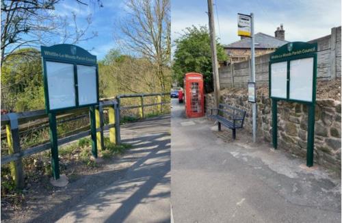 New notice boards in Whittle-le-Woods